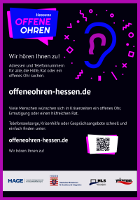 Vorschau: Poster Internetportal offeneohren-hessen.de